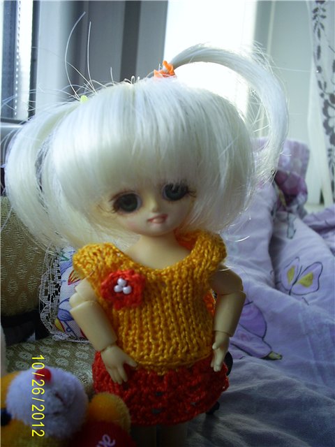 Наряжались, наигрались - и немного показались. Обновки для куклы БЖД (фото 7)