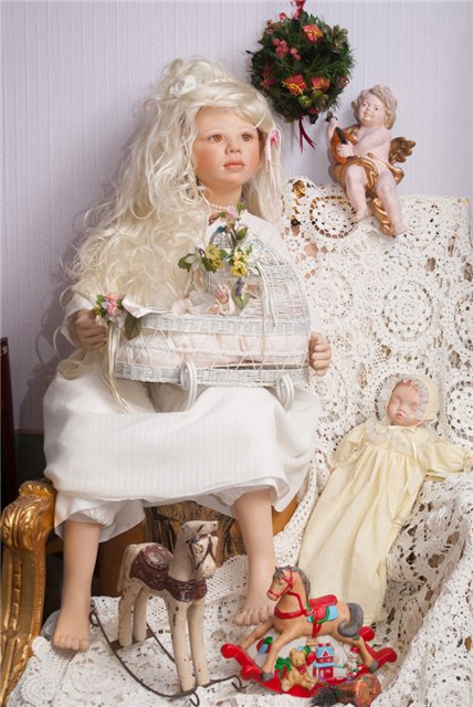 Ангел прилетел. Кукла от Кристин Оранж