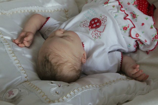 Весенний цветочек... Куколка реборн Виктории Вишни (фото 7)