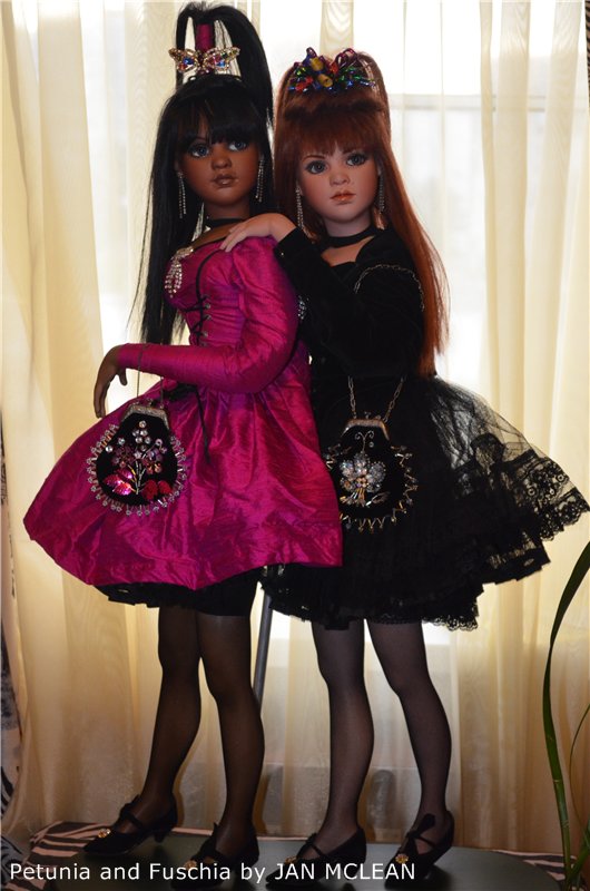 Удивительные цветы. Петуния и Фуксия. PETUNIA, FUSCHIA by Jan McLean (фото 10)