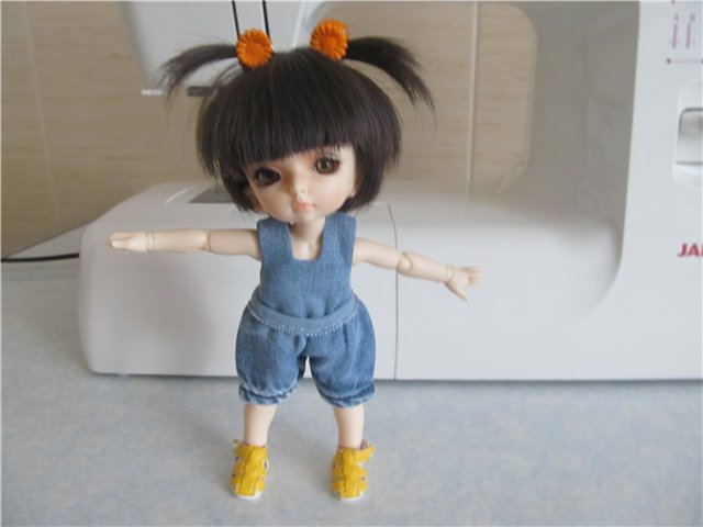 мастер-класс по пошиву маечки для куклы БЖД