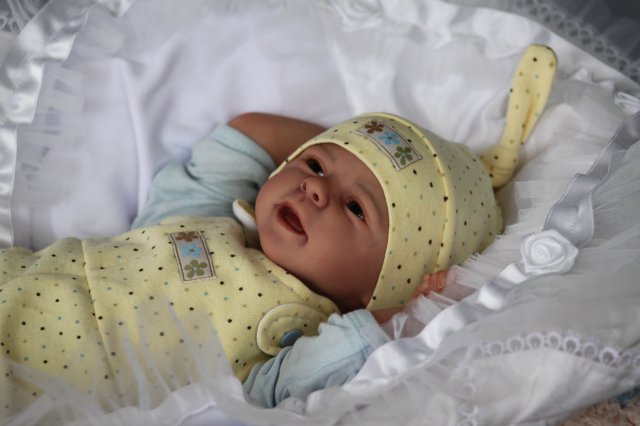 Мальчишечка Улыбашечка:)куклёныш Элины Кудрявцевой (фото 7)