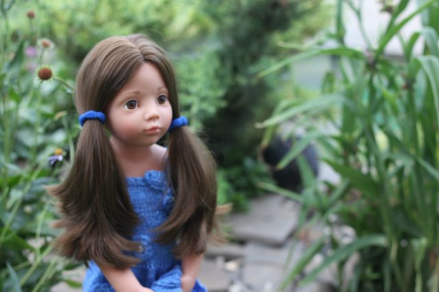 Вязаный подиум от Smorodinы для кукол Gotz