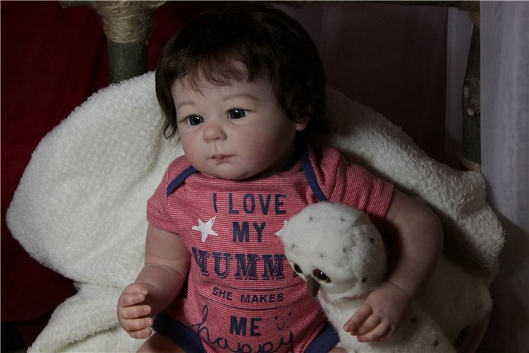 Дениска, кукла реборн из молда Marley от Ann Timmerman (фото 2)