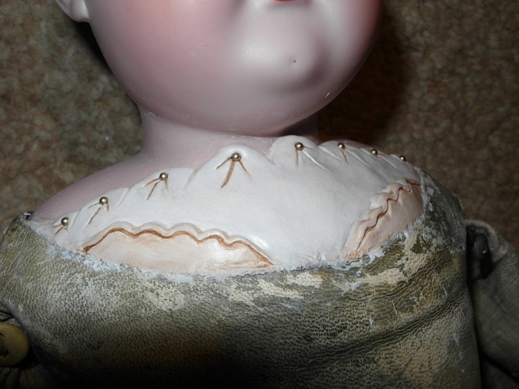 Ремонт "с фантазией" антикварной куклы (фото 6)