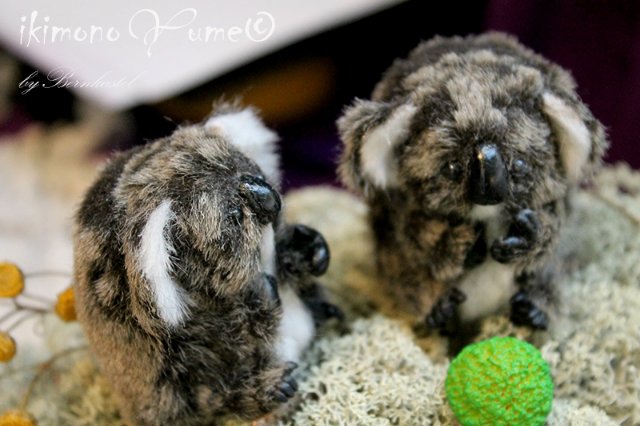 Миниатюрные создания — Игрушки в смешанной технике (мех и глина): Арт