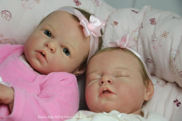 Близняшечки Ноа... Куколки реборн Виктории Вишни