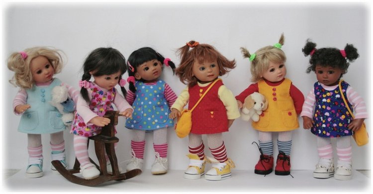 Коллекция одежды для куколок Gabriele Müller, Часть 3 - Зима-Осень