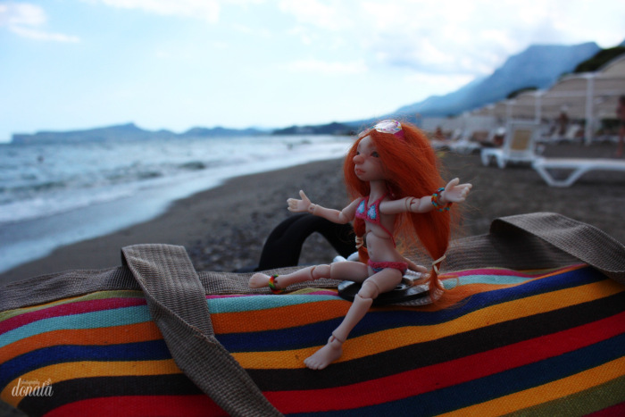 Как Фиби в отпуск съездила. Авторская бжд-мышка Лидии Снуль