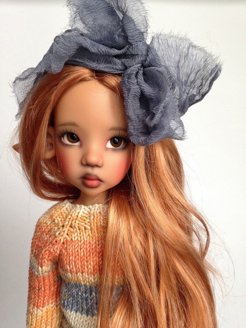 Оранжевое. Kaye Wiggs — Куклы Kaye Wiggs (Кайе Виггс): авторские BJD (БЖД) (фото 2)