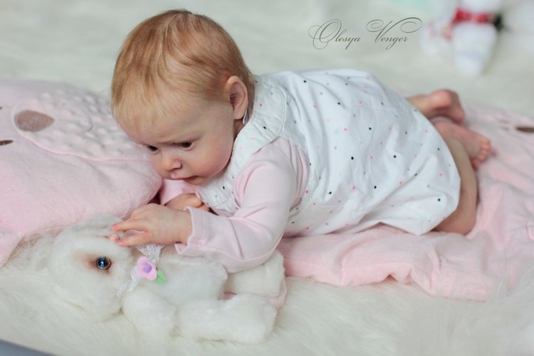 Моя Хлоя, мой любознательный Совенок, кукла реборн Олеси Венгер