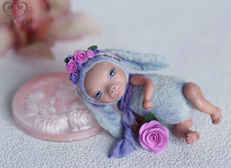 Авторская кукла-зая тедди долл Василиска от SeVlaNa (фото 5)