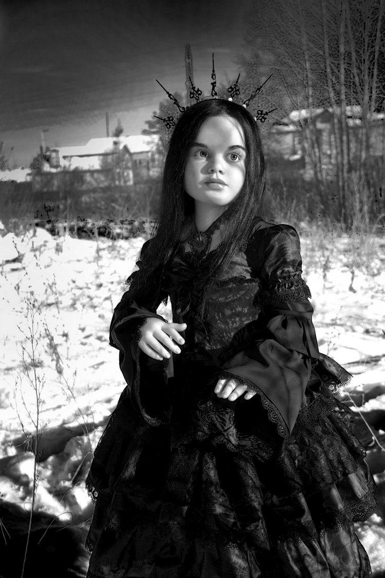 Готичная Габриэль. Gothic girl Mahafsoun