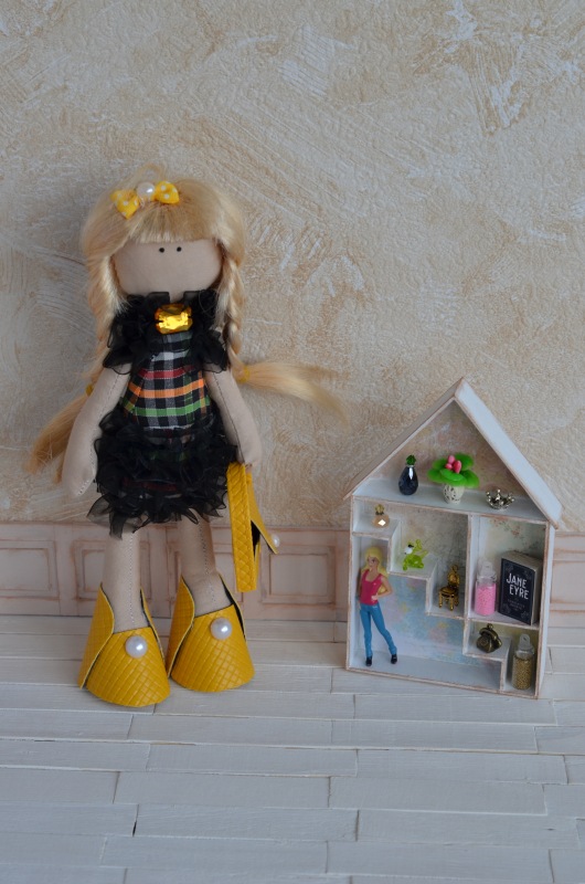 Большой румбокс с аксессуарами (фотозона 7в1) для кукол от 25 см