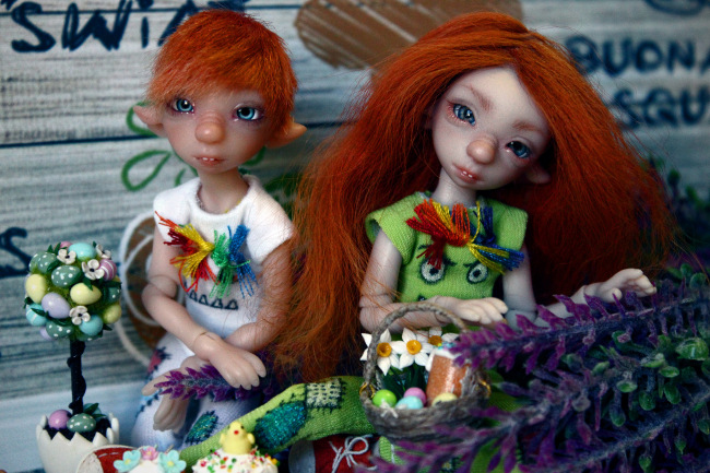 Happy Easter! Шарнирные мышки Лидии Снуль (фото 7)