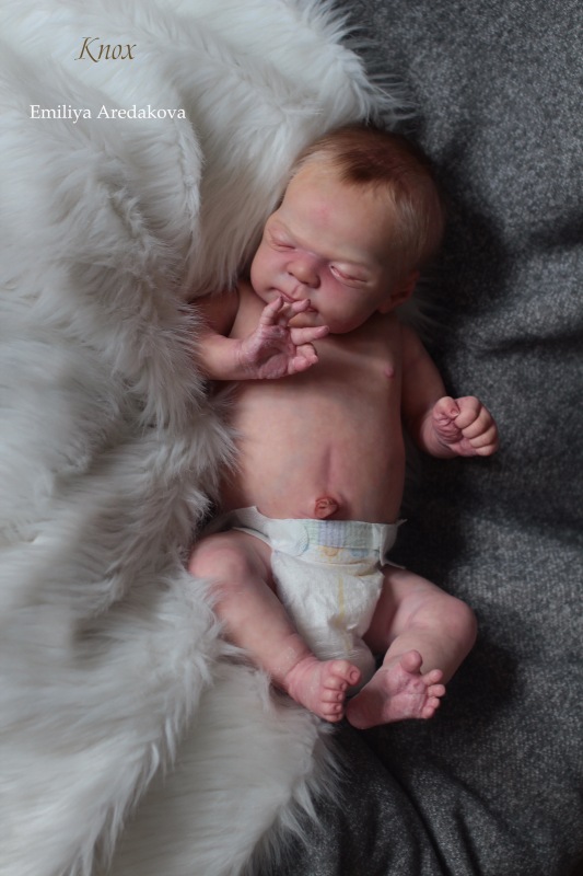 Мой реалистичный малыш реборн из молда Knox. Кукла Эмилии Аредаковой