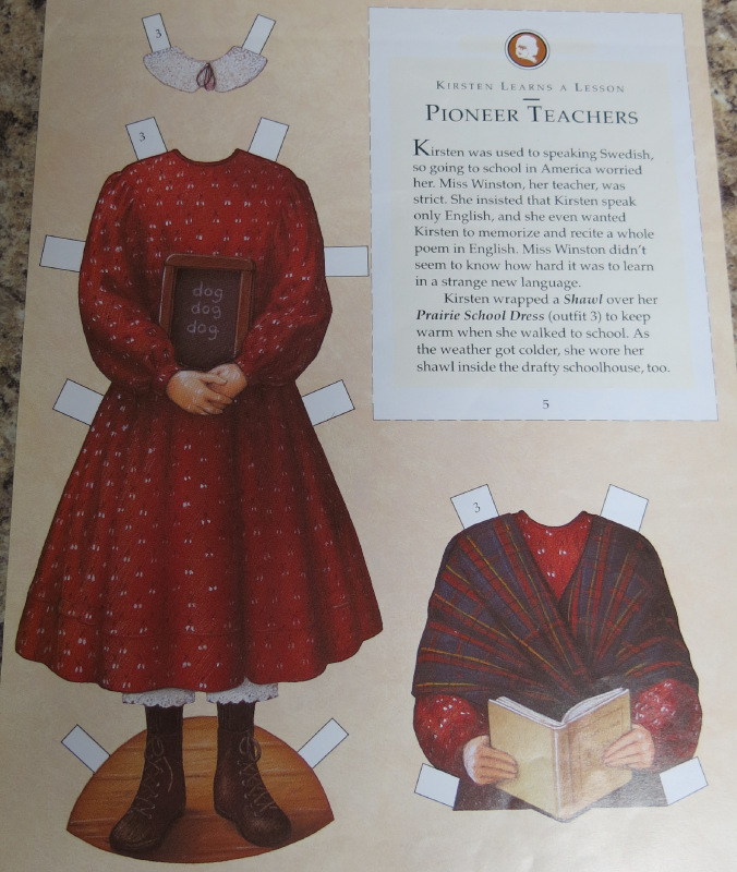 1.1 American Girl Бумажные куклы: Кирстен | Бэйбики 1.1 American Girl Бумажные куклы: Кирстен (фото 6)