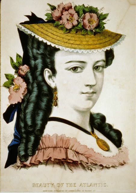 Дамы 19 век. Из французских модных журналов (фото 4)