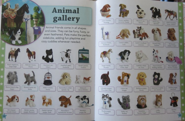 Снова American Girl: mini-девочки. update: Character Encyclopedia, избранные страницы