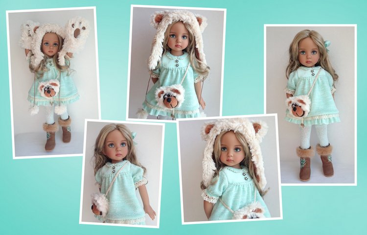 Лулу, зима, немного мяты — Куклы Dianna Effner (Эффнер) из винила: Little Darling