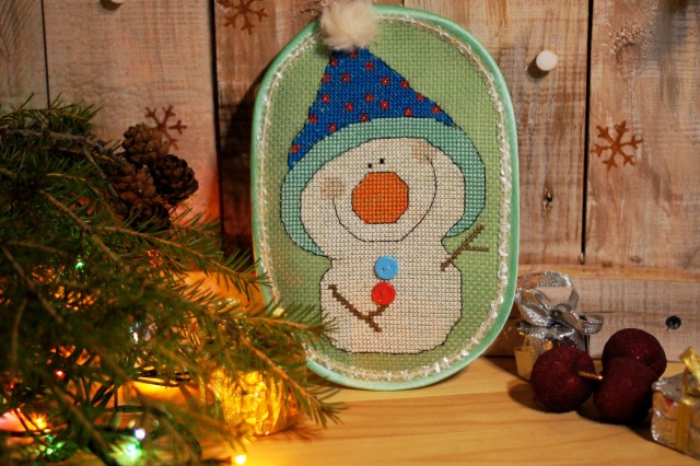 Новый год ручной работы . Вышивка (фото 8)