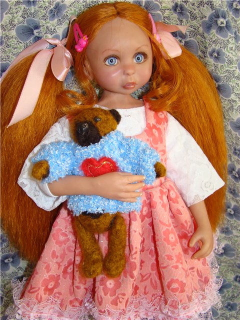 Эмма - рыжее чудо. Авторская кукла Кондрашовой Ирины