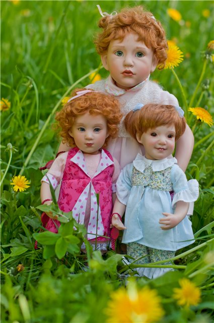 Союз рыжиков (почти по Конан Дойлу). Куклы Беатрис Перини, Beatrice Perini (фото 7)