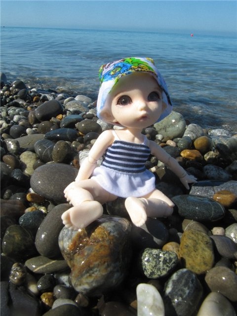 Майка на море. PukiFee Ante BJD