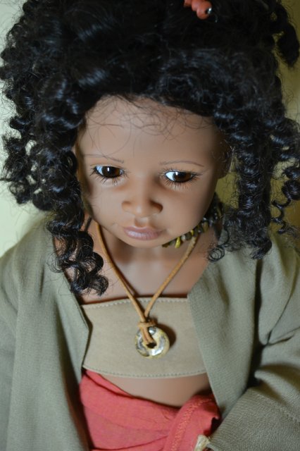 И снова она - коллекционная кукла Беттины Фергенспан (Bettina Fergenspan) для Zapf - Bindhi (фото 5)