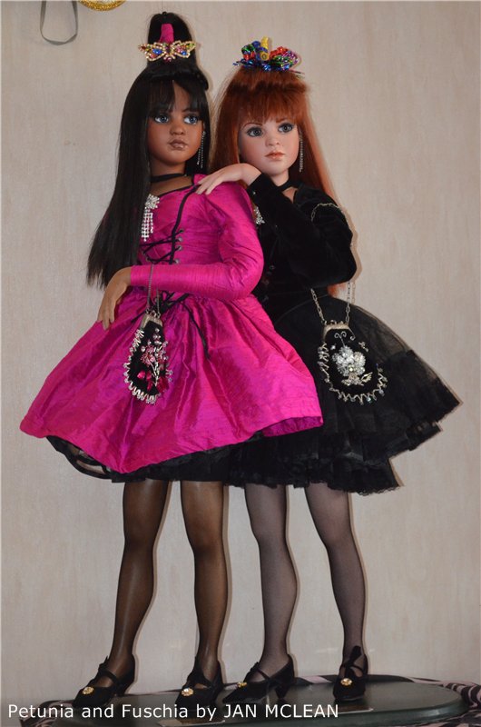 Удивительные цветы. Петуния и Фуксия. PETUNIA, FUSCHIA by Jan McLean (фото 6)