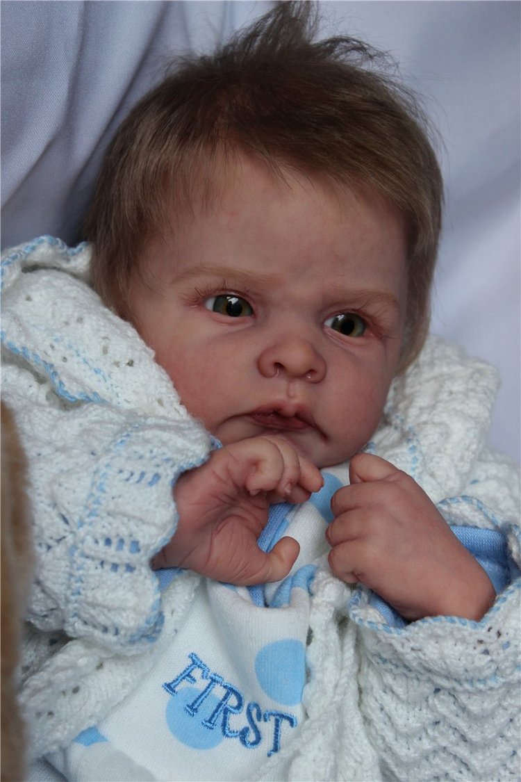 Ванюшка, серьезный мальчик. Куклы реборн Светланы Преображенской (фото 10)