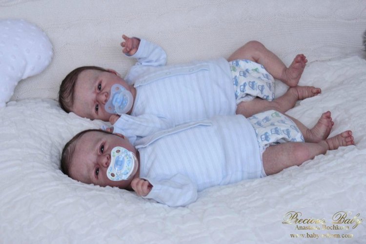 Двойное счастье! Куклы реборн Анастасии Бочковой