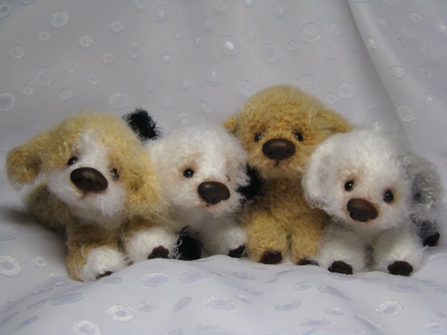 Кучка позитива, игрушки вязанные крючком