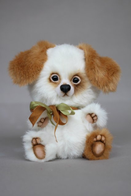 Щенок Юзик. Авторская игрушка Татьяны Матляк (фото 6)