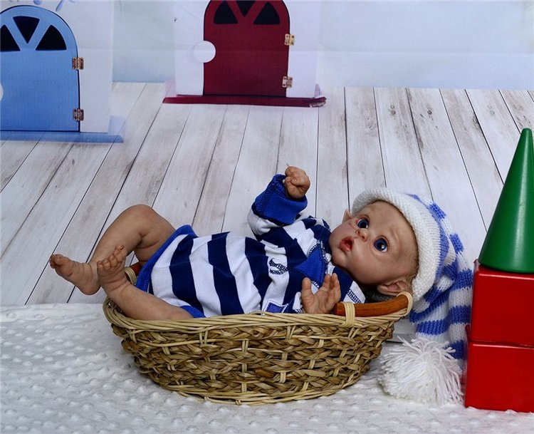 Белокурый гномик реборн — Куклы Реборн (Reborn): работы мастеров (фото 6)