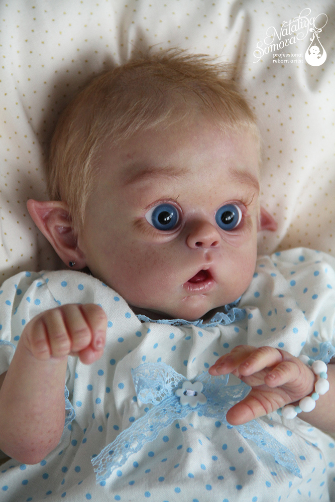 Эльфик Герда. Кукла реборн Наталии Сомовой