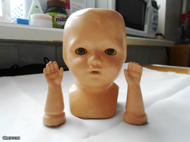 Реставрация самых ранних антикварных кукол Effanbee, 1912 год. + БОНУС, поработаем с кракелюром