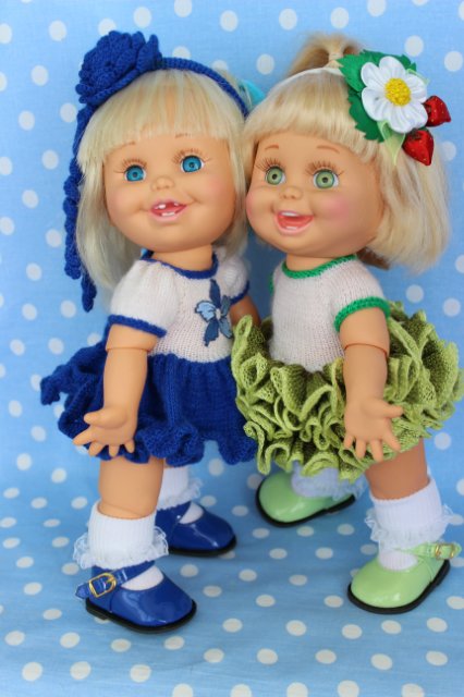 Салли и Мия мои любимочки Galoob baby face