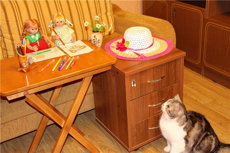 "Живая шляпа". Куклы Rosemarie Anna Muller