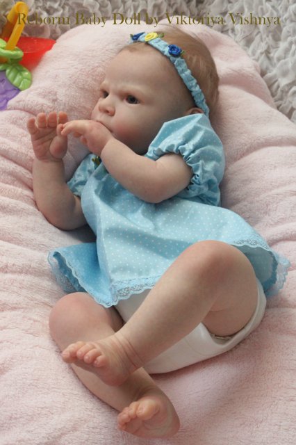 Летнее солнышко... Сабриночка. Куколка реборн Виктории Вишни
