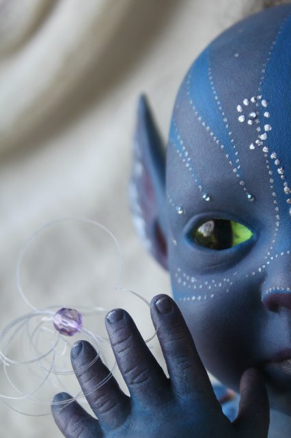 Аватарёнок Вишно (защитник) - кукла от Элины Кудрявцевой