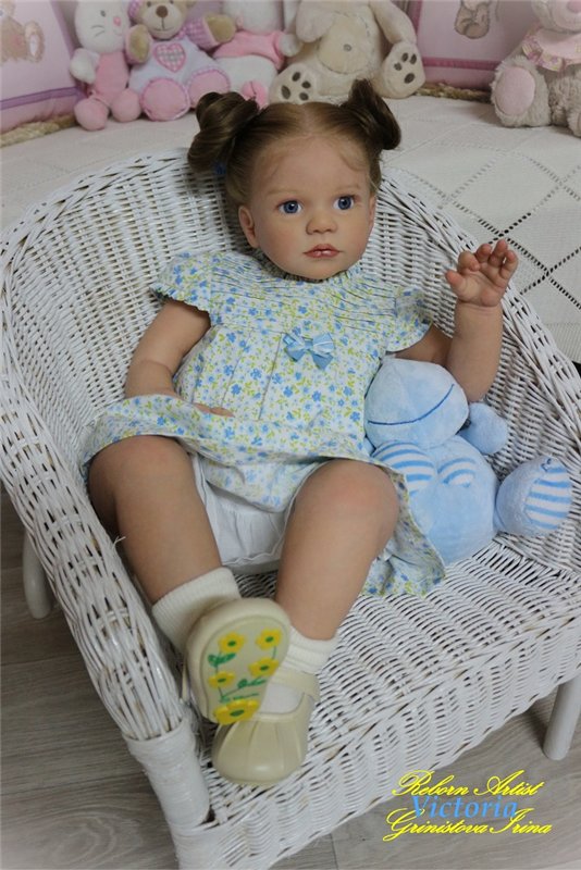 Еще немного о Виктории. Кукла реборн Гринистовой Ирины (фото 3)