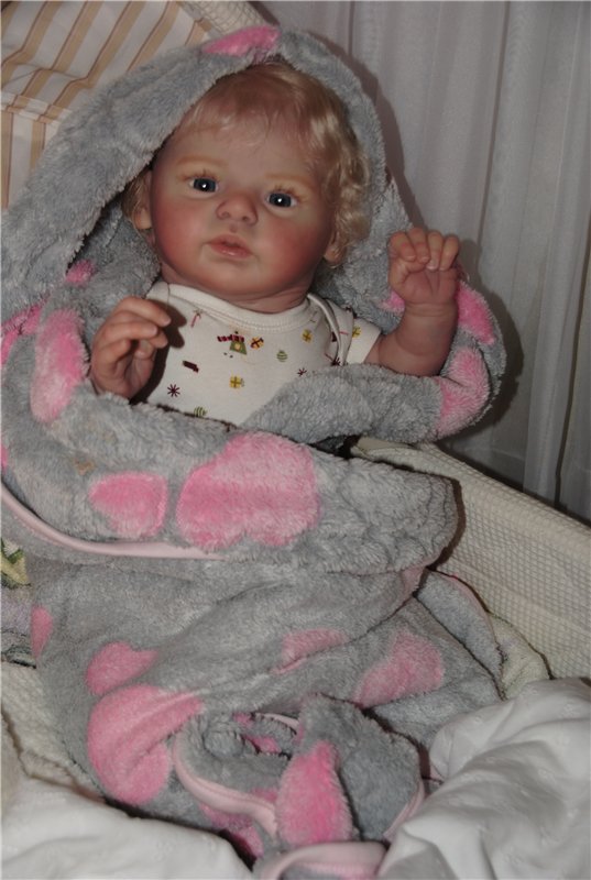 Белокурый котенок реборн Владочка