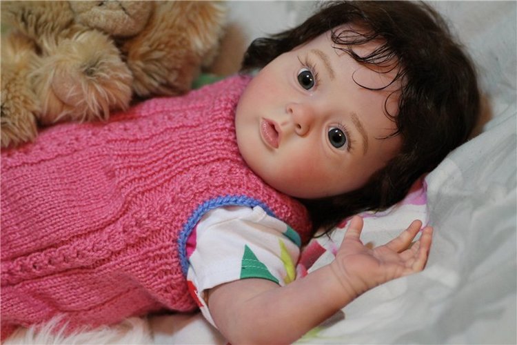 Татка - малышка реборн из молда Тиффани от Натали Блик (фото 9)