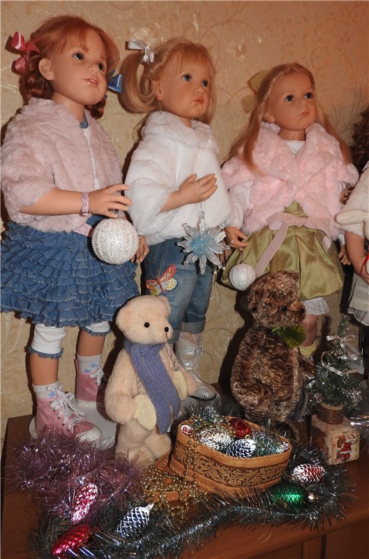 Новый Год: сладкий сон или реальность наяву. Куклы Hildegard Gunzel. Наши поздравления (фото 8)