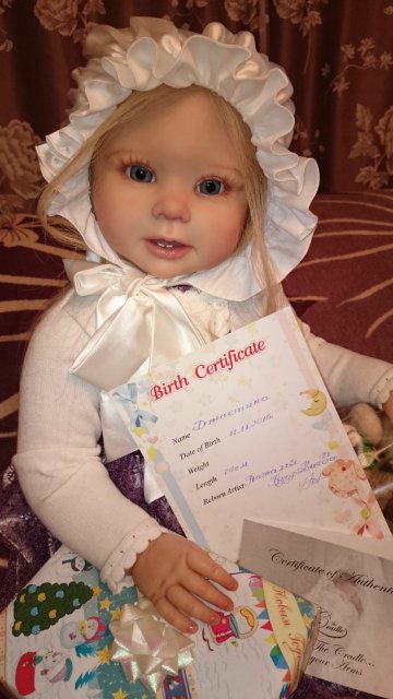 Мое солнышко - малышка Джастина из молда Бонни by Linda Murray (фото 8)