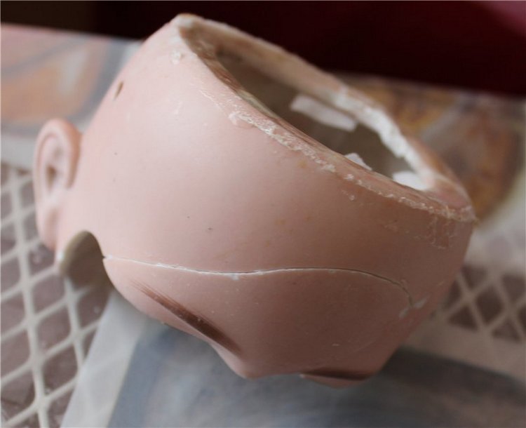 Ремонт антикварной куклы — Реставрация антикварных кукол: ремонт фарфора (фото 3)