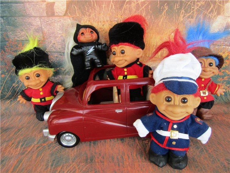 Да здравствуют подарки — Игрушки Тролли (Trolls): винтажные Dam и Russ (фото 9)