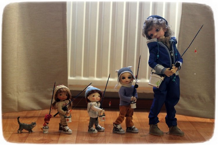 Весёлая прогулка,фантазёры Иночка и Дрюша и их друзья