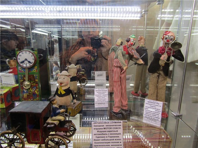 Музей Истории Игрушки. Выставка в Гостином дворе 16-18 декабря 2016. Винтаж и антиквариат. Фотообзор